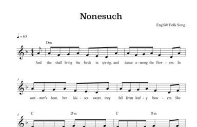 Nonesuch (arr. Riverside Guitar School)