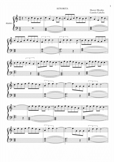 Senorita (arr. Gabriel Zenni)