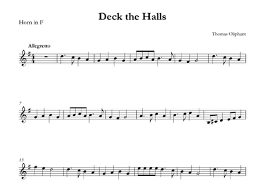 Deck the Halls (arr. SMMUS)