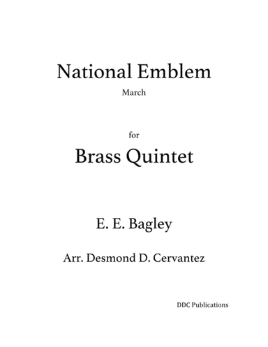 National Emblem (arr. Desmond D. Cervantez)