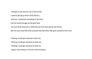 Naive love dream (arr. Derro)