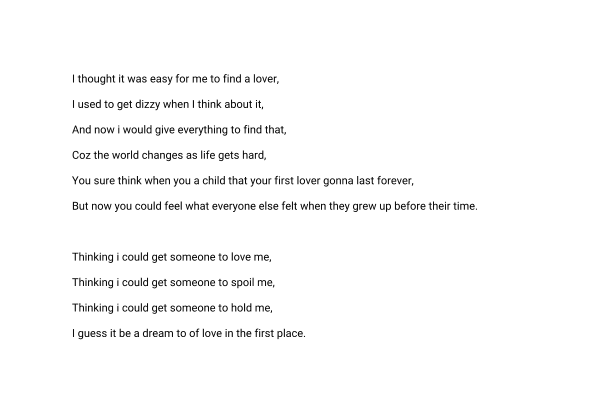 Naive love dream (arr. Derro)