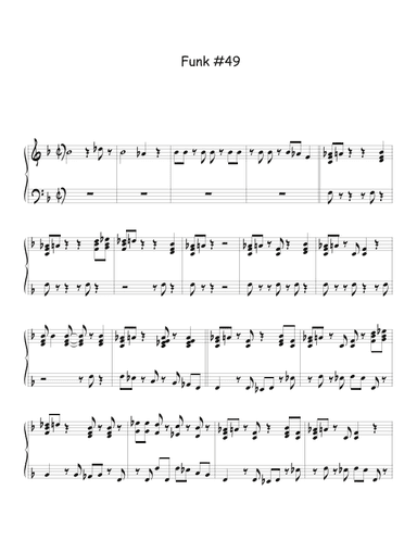Funk #49 (arr. Biegler)