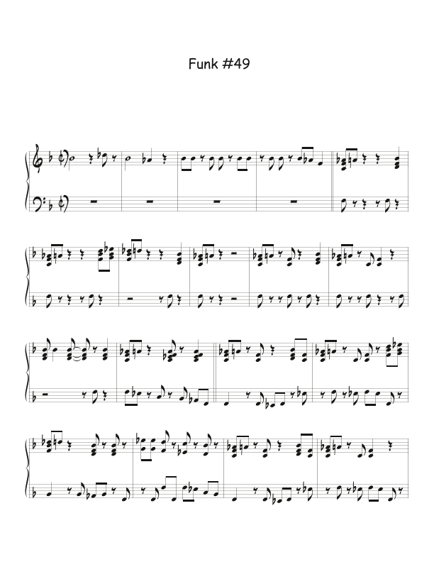 Funk #49 (arr. Biegler)
