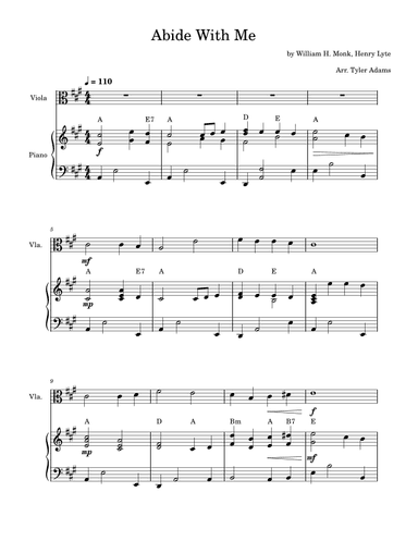 Abide With Me (arr. Tyler Adams)