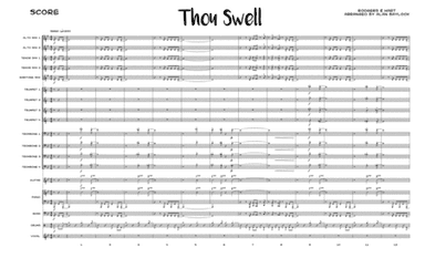 Thou Swell (arr. Alan Baylock Music)