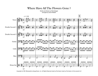 Where Have All The Flowers Gone? (arr. Scott Meister)