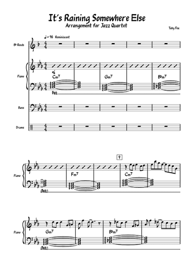 It's Raining Somewhere Else (arr. Zichen Wang)