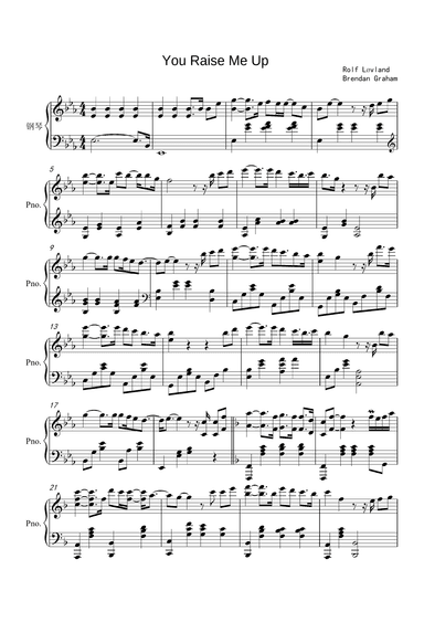 You Raise Me Up (arr. Rolf Lovland)