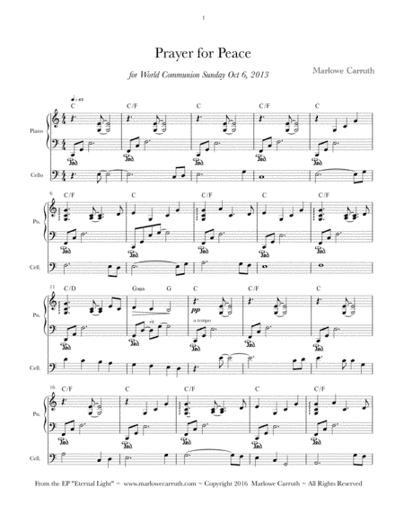 Prayer for Peace