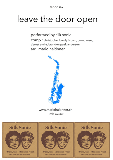 Leave The Door Open (arr. Mario Haltinner)