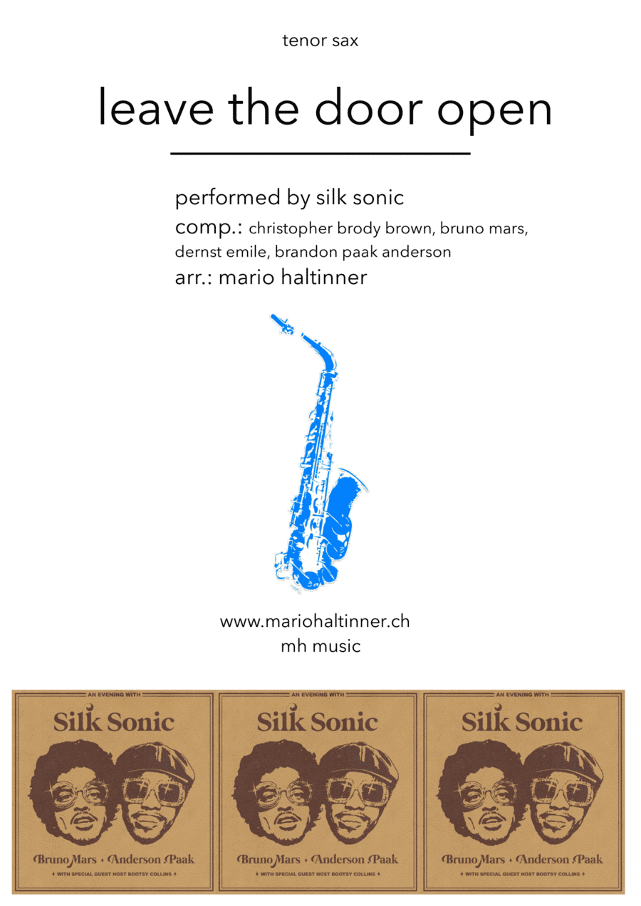 Leave The Door Open (arr. Mario Haltinner)