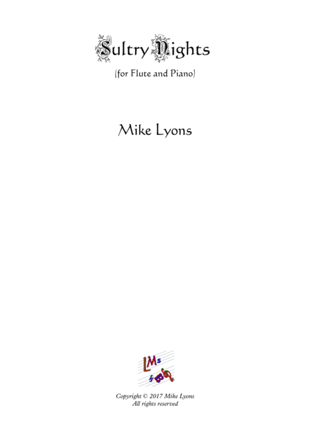 Sultry Nights - Bassoon and Piano