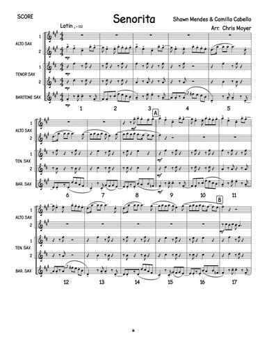 Senorita (arr. Chris Moyer)