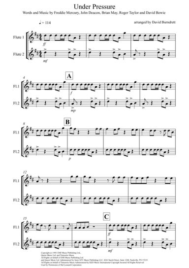 Under Pressure (arr. David Burndrett)
