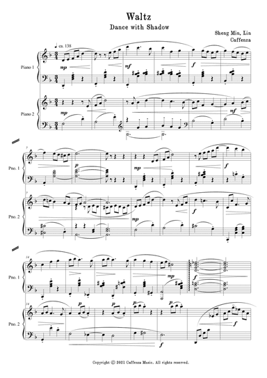 Waltz_Dance with Shadow_for two pianos