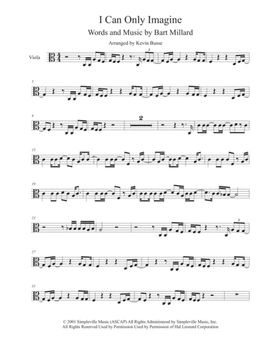 I Can Only Imagine (arr. Kevin Busse)