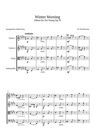 Winter Morning (arr. André Nusa)