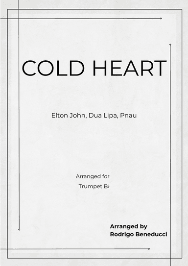 Cold Heart (pnau Remix) (arr. RODRIGO BENEDUCCI)