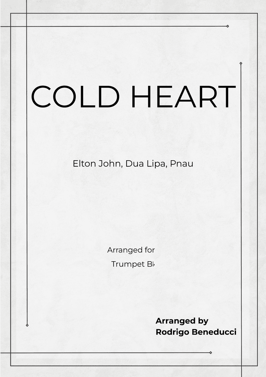 Cold Heart (pnau Remix) (arr. RODRIGO BENEDUCCI)
