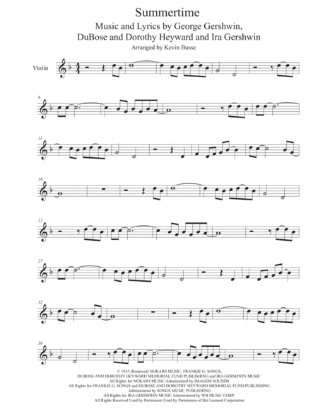 Summertime (arr. Kevin Busse)