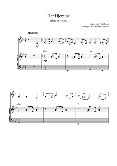 Herhjemme (Here at Home) (arr. Kaiserin Rebecca)