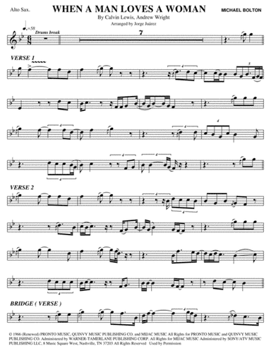 When A Man Loves A Woman (arr. Jorge Juárez)