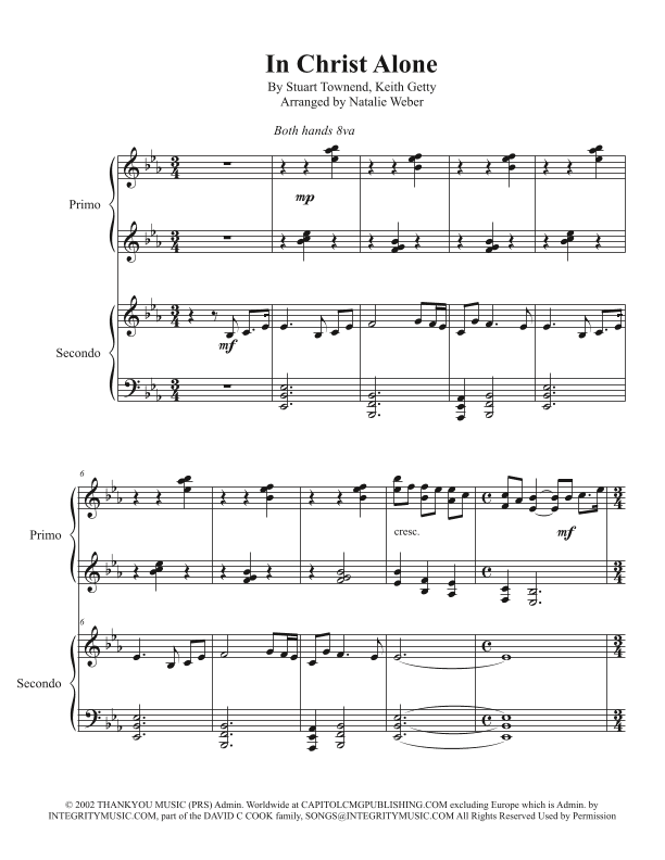 In Christ Alone (arr. Natalie Weber)