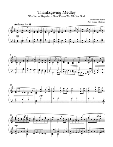 Thanksgiving Medley (arr. Grace Christus)