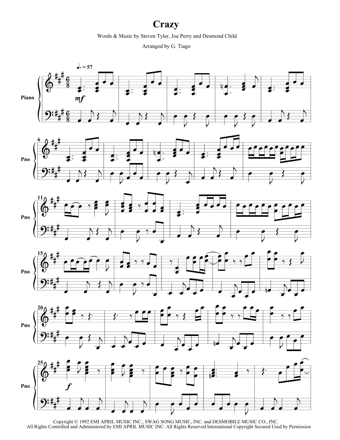 Crazy (arr. G. Tiago)