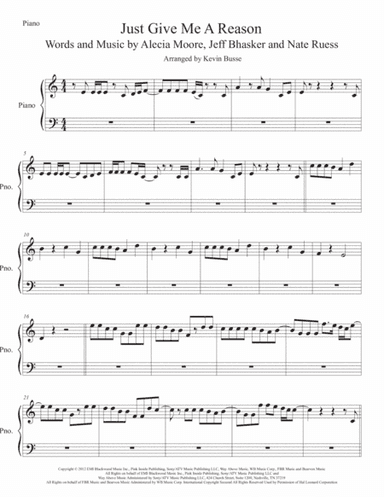 Just Give Me A Reason (arr. Kevin Busse)