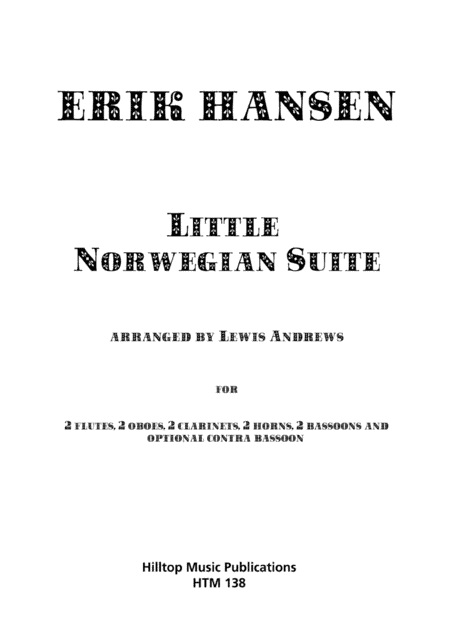 Little Norwegian Suite arr. Wind Dectet (arr. A. L. Wyver)