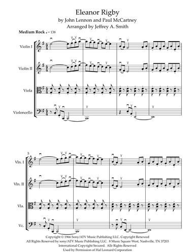 Eleanor Rigby (arr. Jeffrey A. Smith)