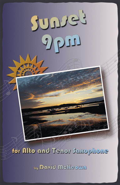 Sunset 9pm, for Alto and Tenor Saxophone Duet