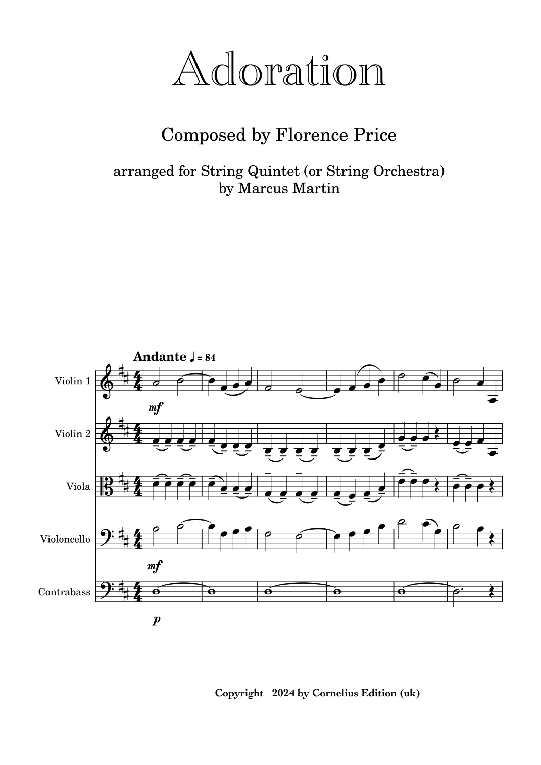 Adoration (arr. Marcus Martin)