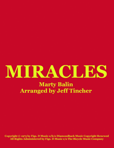 Miracles (arr. Jeff Tincher)