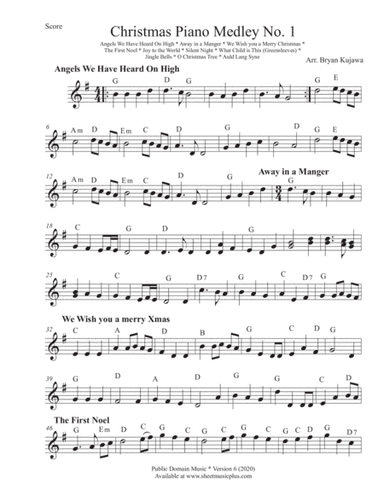 Christmas Piano Medley No 1 (arr. Bryan Kujawa)
