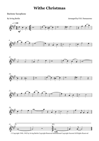 White Christmas (arr. P.H. Damasceno)
