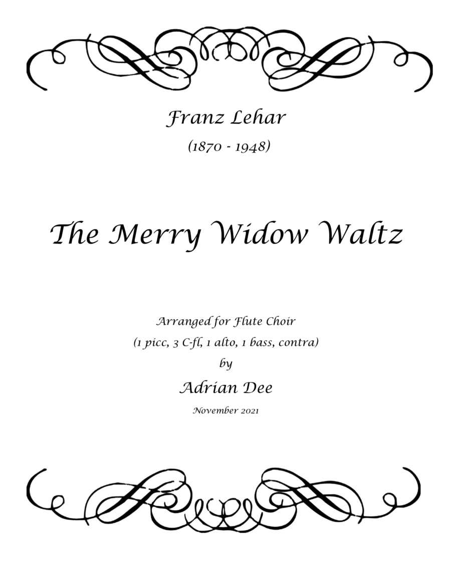 The Merry Widow Waltz (arr. Adrian Dee)