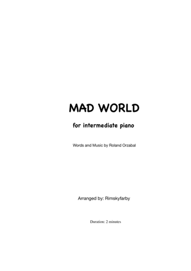 Mad World (arr. Rimskfarby)