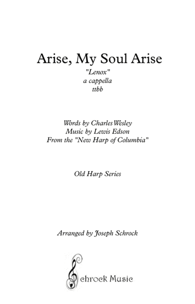 Arise, My Soul Arise (arr. Schrock Music)