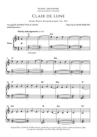 Clair de Lune (arr. Danilo "Daca" Alves)
