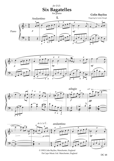 Six Bagatelles