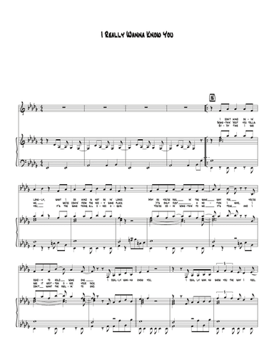 Really Wanna Know You (arr. Biegler)