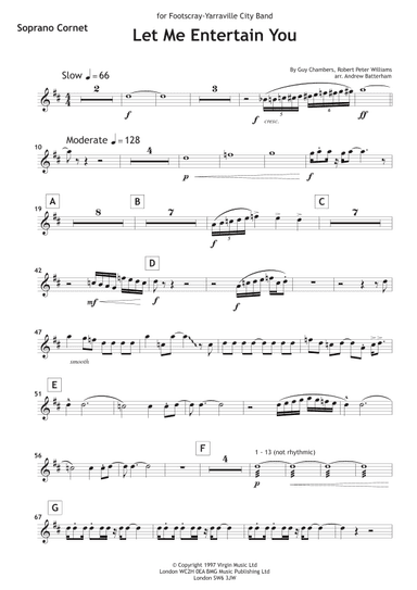 Let Me Entertain You (arr. Andrew Batterham)