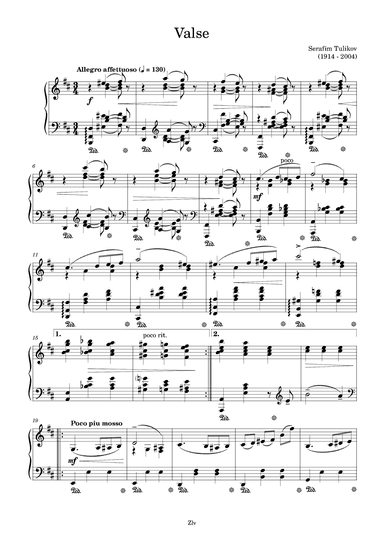 Valse (arr. Zellev)