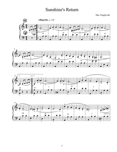 Sunshine's Return (Solo Accordion)