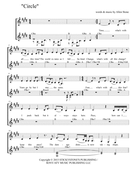 Circle (arr. P. F. Tillen)