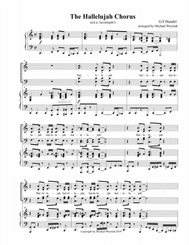 The Jazzalujah Chorus (arr. Michael Woytiuk)