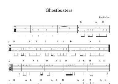 Ghostbusters (arr. Kian Beatty)